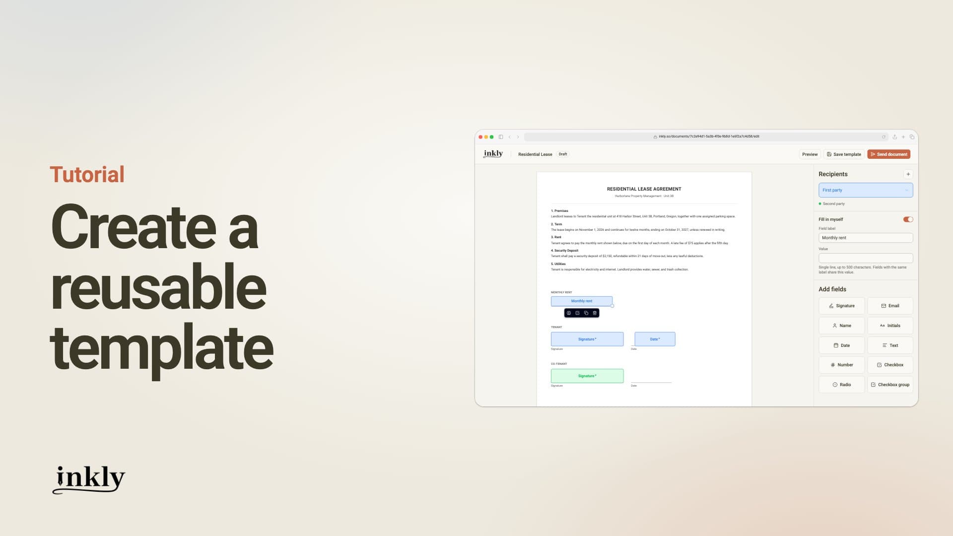 Create a reusable template video tutorial